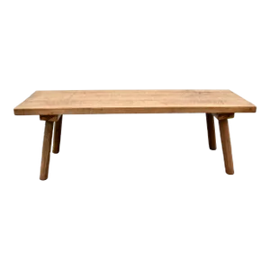 Elm and Oak Pig Bench Butcher's Block Coffee Table