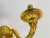 Pair of Vintage Iron French Sconces Gold Color 20th Century. Up to 250V (Europe/UK Standard).The wiring of this item may...