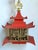Red Vintage MCM Pagoda Lantern For Sale - Image 8 of 11