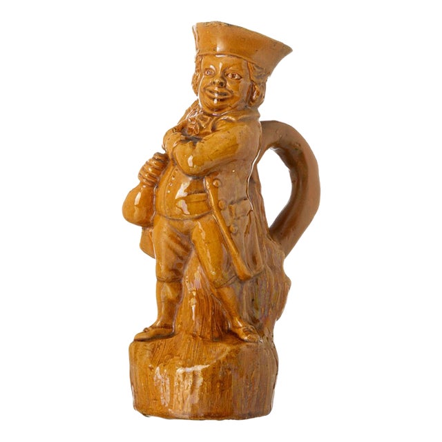 Earthenware Toby Jug, 19th Century For Sale