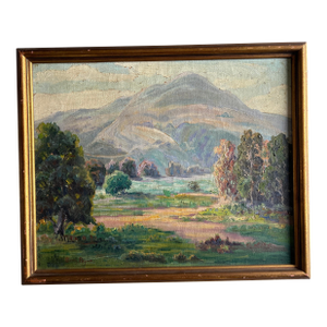 Boris Repine (1898–1987) O/C, Russian Impressionist School Mid 20th C. Framed, Signed. (California?)