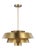 The Brisbin one light indoor pendant in burnished brass is a three-tiered masterpiece inspired by classic mid-century...