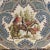 Textile Extra Large Pillow With Equestrian Toile Fabric For Sale - Image 7 of 7