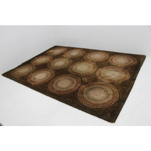 This 1970s rug is in the style of Ege Rya.