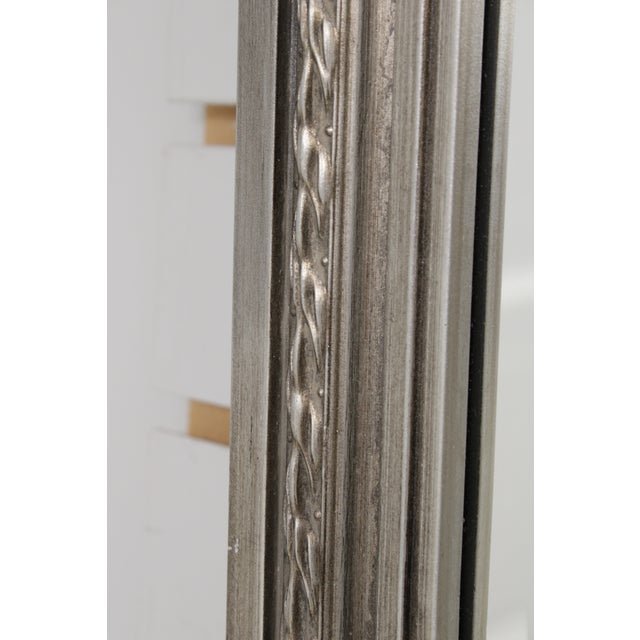 Basset Rectangular Silver Multi Panel Mirror For Sale - Image 10 of 14