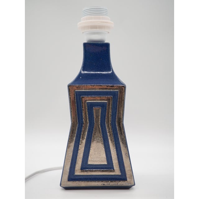 Ego Stoneware Table Lamp by Bruno Karlsson for Ego Stengods, Sweden, 1970s For Sale - Image 10 of 10