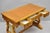 Vintage Italian Regency Lyre Harp Burlwood Desk & Chair by Binda Collection For Sale - Image 11 of 18