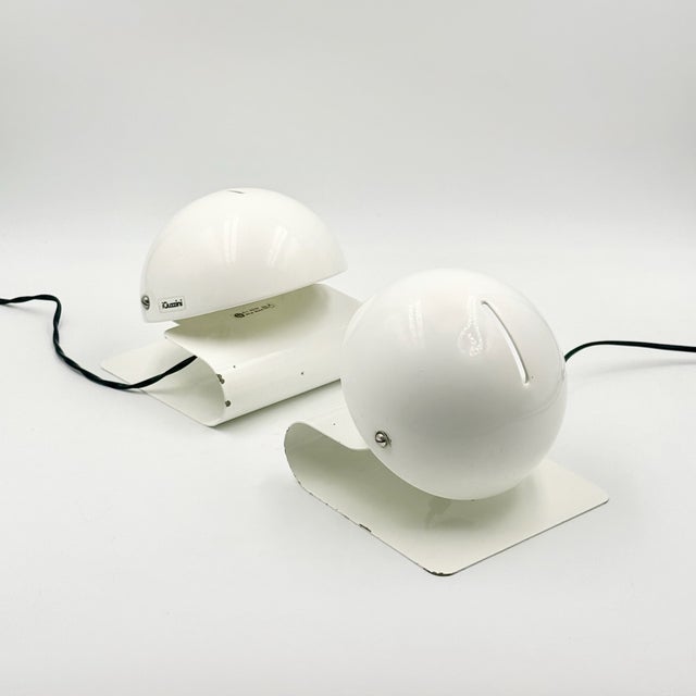 Contemporary Bugia Table Lamps by Giuseppe Cormio for Guzzini, 1970s, Set of 2 For Sale - Image 3 of 15
