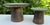 Vintage Organic Modern Studio Pottery Pedestal Bowls, Graduated Pair For Sale In Naples, FL - Image 6 of 12