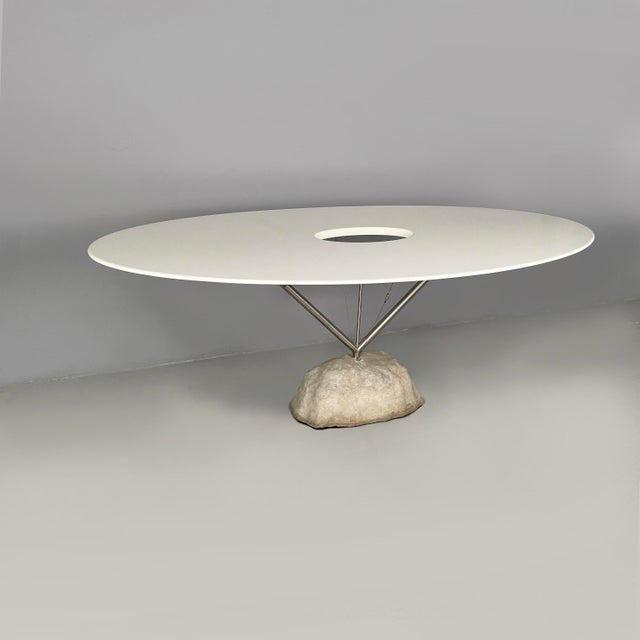 Italian modern dining table Flying Table with glass vase by Andrea Branzi for Design Gallery Milano, 2006 Flying Table...