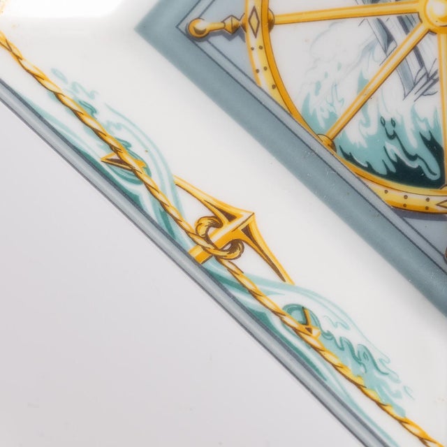 French Ceramic Vide-Poche from Hermès For Sale - Image 5 of 13