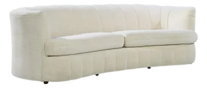 Weiman Mid Century Channeled Crescent Sofa