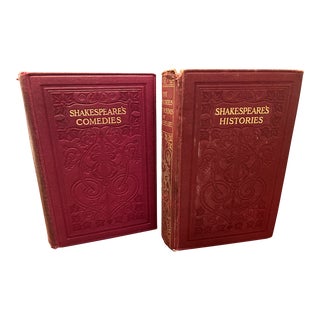 Vintage 1915 Histories and Comedies of Shakespeare Books - Set of 2 For Sale