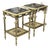 French Marble-Top End Tables With Hand-Gilded Gold Leaf Frames – Set of 2 For Sale