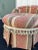 Pink Vintage French Bedroom Chair or Changing Pouf With Pleated Skirt For Sale - Image 8 of 12