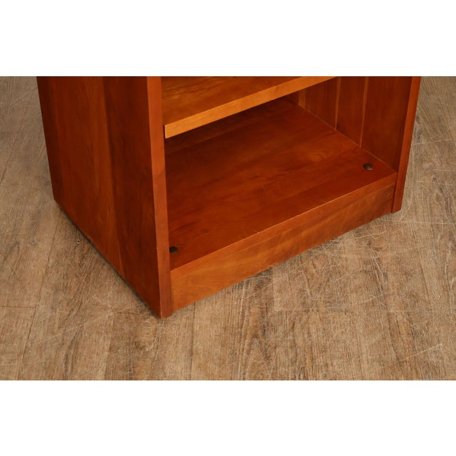 Wood Stickley Mission Collection Pair of Cherry Bookcases For Sale - Image 7 of 18