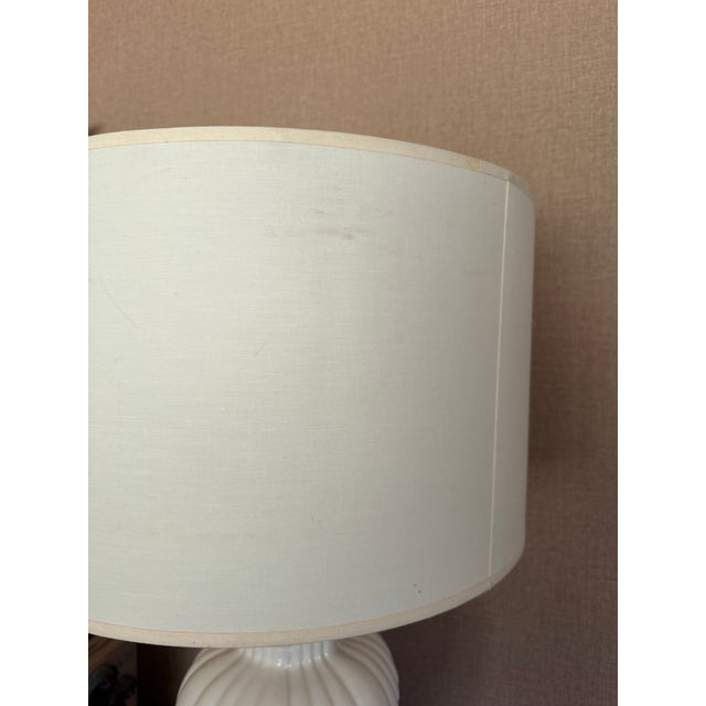 Mid-Century Blanc De Chine Porcelain Table Lamp For Sale - Image 4 of 7