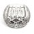Late 20th Century Late 20th Century European Deep-Cut Crystal Geometric Rose Bowl 5" For Sale - Image 5 of 9