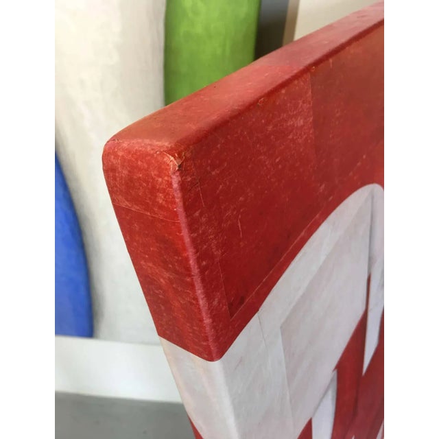 Abstract Cecil Touchon Painting on Panel Titled: PDP746ct14 2014 For Sale - Image 3 of 7