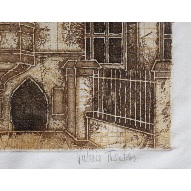Valerie Thornton Harrow Etching with Aquatint, signed and numbered in pencil Edition: 24/50 Size: