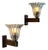 Murano Bellflower Wall Sconces by Ercole Barovier for Barovier & Toso, 1940s, Set of 2 For Sale