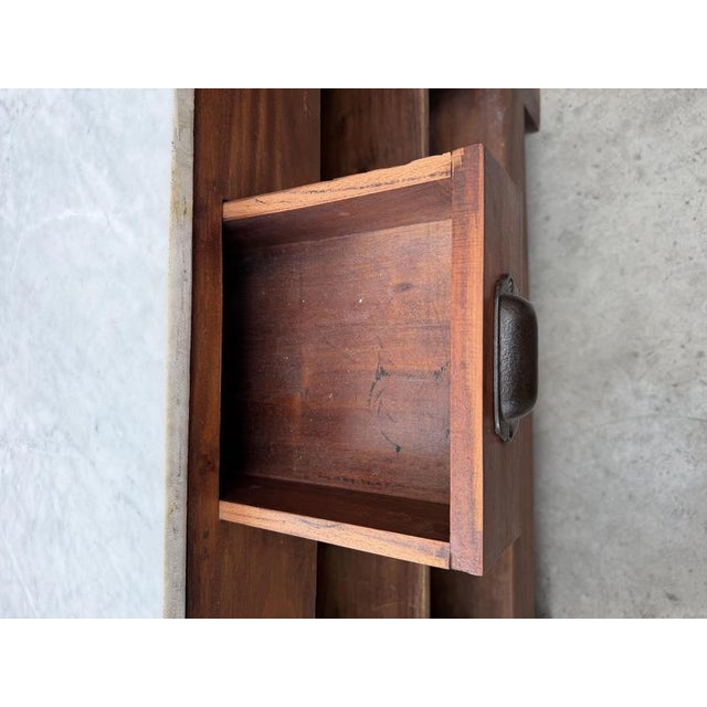 Brown Vintage Bar Counter, 1950s For Sale - Image 8 of 13