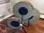 1950’s Atomic Era Large Spider Frame 3 Tier Coffee / Cocktail Table. Top Tier Measuring 24” Across For Sale - Image 12 of 12