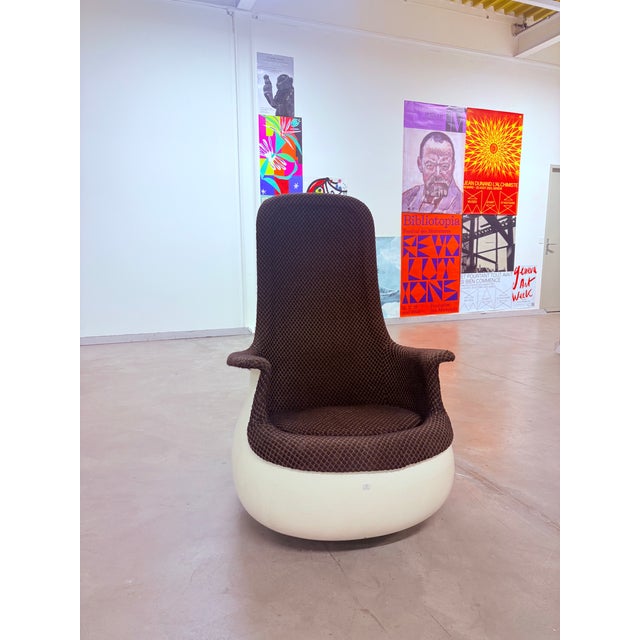 1970s Tumbler Chair by Marc Held for Knoll Inc., 1970s For Sale - Image 5 of 5