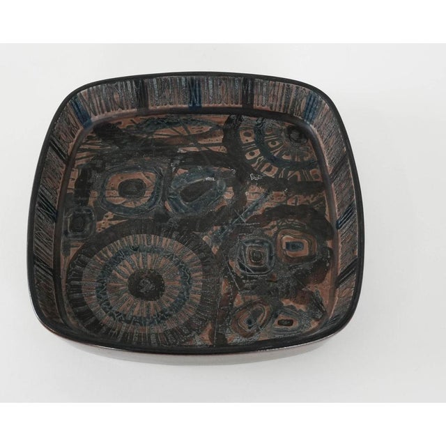 1970s Danish Ceramic Baca Bowl by Nils Thorsson for Royal Copenhagen, 1970s For Sale - Image 5 of 10