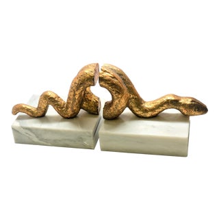 Bungalow 5 Asp Gold Bookends - a Pair Showroom Sample For Sale