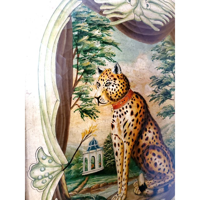 Paintings Pair Leopard Cheetah For Sale - Image 12 of 18