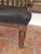 Large Antique English Oak and Brown Leather Office Chair, 1830 For Sale - Image 4 of 14