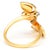 The eye-catching appeal of this ring lies in the asymmetrical placement of the opals. Wrapped around your finger, the...