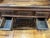 Antique Chinese Hand-Painted Orchid & Bamboo Hardwood Vanity Desk For Sale - Image 10 of 12
