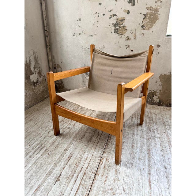 Vintage pine armchair from the 1960s by designers rold rastad and adolf relling for sørlie möbler, norway. we love its...