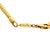 2000 - 2009 Vintage Tiffany & Co. 18k Gold Buckle Style Pendant With Omega Wire Chain For Sale - Image 5 of 8