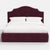 Spritely Home Tori Platform Bed in Raisin Slub Velvet, California King For Sale - Image 4 of 7