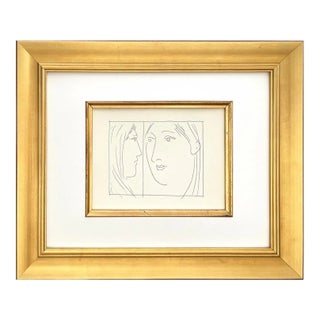 1970s Picasso 19 Two Heads of Women Framed For Sale