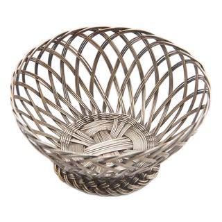 Silver Wire Ring in the Shape of a Basket For Sale
