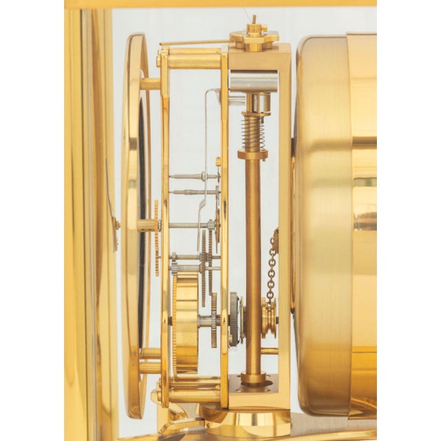 Brass Jaeger-LeCoultre Atmos "Caliber 540" Mantel Clock For Sale - Image 8 of 11
