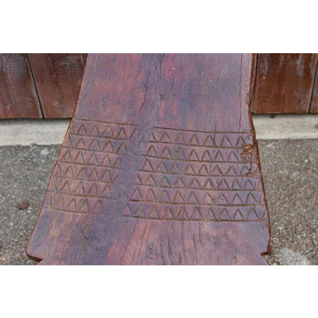 19th Century Carved Lobi Chair For Sale In Los Angeles - Image 6 of 12