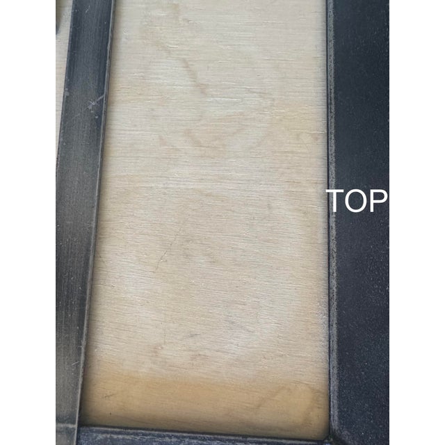 1980s Wood and Iron Chest For Sale In New York - Image 6 of 6