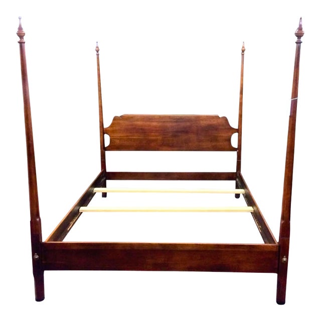 Queen Poster Bed, Pencil Poster Bed, Statton Furniture For Sale
