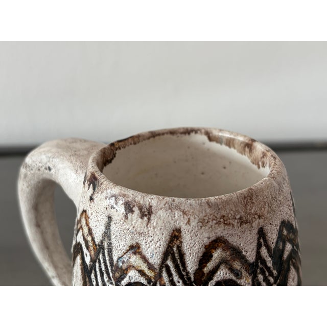 Maritime Mug with Stylized Fish Motifs from Rügen Keramik, 1970 For Sale - Image 16 of 18
