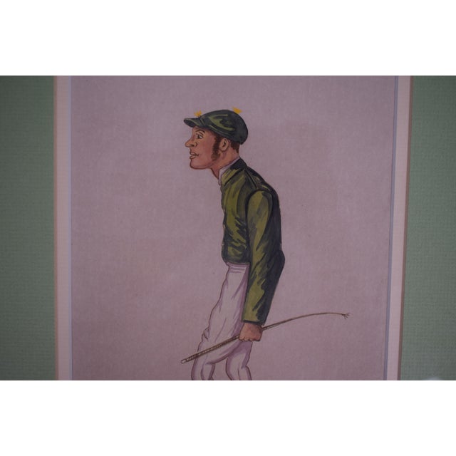 g.a. Baird Jockey Raced as Mr. Abington Derby Won 1887 Watercolour by Astor For Sale - Image 4 of 5