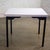 Mid to Late 20th Century MCM to Modern Square Dining Table W/Black Steel Tube Frame & White Laminate Top For Sale - Image 4 of 18