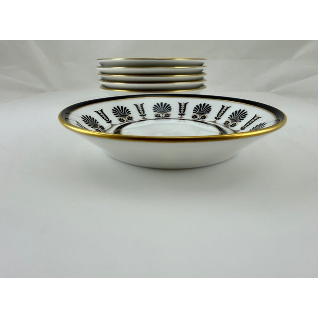 What an elegant way to serve sauce, fruit, or desserts, but in Richard Ginori's Ercolano Black sauce bowls. Each bowl has...