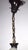 Brown Antique French Brass and Glass 6-Light Chandelier, 1890s For Sale - Image 8 of 14