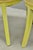 Vintage French Hollywood Regency Yellow Tufted Drape Carved Side Chairs - A Pair For Sale - Image 14 of 16