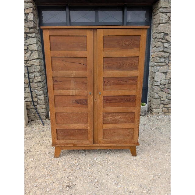 Rene Gabriel Vintage Armoire by René Gabriel, 1945 For Sale - Image 4 of 4